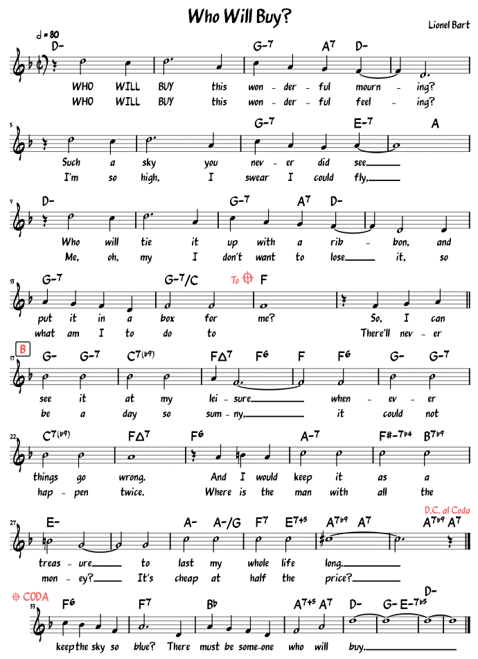 Sheet Music